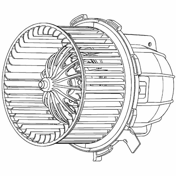 Mahle Blower Motor, Ab114000P AB114000P